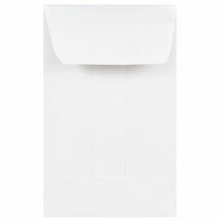 JAM Paper - Enveloppes #1 pour Pièces de Monnaie avec Colle Humectable, Blanc, 2 1/4 x 3 1/2, Paquet de 250-Mini-enveloppe polyvalente : si vous recherchez une enveloppe pour vos collections de pièces de monnaie, vos fournitures d'artisanat, vos boutons, vos graines, vos encarts d'invitation et bien plus encore, nos enveloppes pour pièces de monnaie n°1 sont une excellente option. elles sont conçues pour s'insérer dans le publipostage, les lettres et même les boîtes-cadeaux de noël. utilisez ces enveloppes 