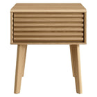 Modway - Render Table d’appoint, Chêne-Pieds en bois effilés