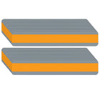 Ashley Productions - ASH10865-24 Guide de lecture à double bande de phrase - 1-1/4" x 7-1/4" - orange - paquet de 24-Suivez facilement l'impression à travers la fenêtre teintée transparente.