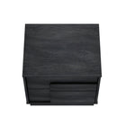 Manhattan Comfort - Table de nuit moderne Horizon 55,1 cm - Gris charbon-17,7 po L x 21,7 po l x 19,9 po H