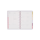 The Happy Planner - Planificateur daté format mini 2026–2027 à reliure à disques - 7-1/2 po x 6-11/16 po - Floraison ensoleillée-Doté du système de reliure à disques personnalisable de Happy Planner, pour ajouter ou retirer des pages en toute facilité