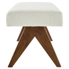 Modway - Lyra 47" Boucle Tapis Banc - Boucle ivoire-Conception polyvalente