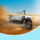 Qaba - Quad pour enfants 12V à batterie avec quatre roues et suspension à ressort - blanc-Batterie 12V et doubles moteurs offrant 50 minutes de plaisir continu 