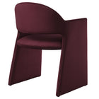 Modway - Talia Performance Velvet Fauteuil à manger - Mûrier-Arrivée entièrement assemblée