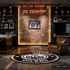 2025 Oilers Celebration 2025 Playoffs - Toile encadree - 31" x 22"-Dimensions finales: 31.5x22.5