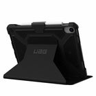 UAG - Étui Robuste Metropolis Folio iPad 10.9 2022 (10th Gen), Noir-Conforme aux normes militaires de test de chute [MIL STD 810G 516.6] offrant une protection accrue contre les chocs