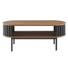 Modway - Fortitude Bois Table basse - Noir noyer-6
