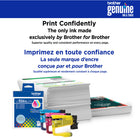 Brother - LC506BKS Cartouche d’encre noire authentique à rendement standard-Ces cartouches d’encre sont conçues pour fonctionner à l’unisson avec votre imprimante Brother