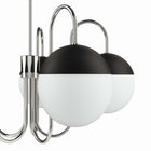 Modway - Stellar 5-Lumière Lustre - Nickel poli à l’opale-Installation professionnelle requise