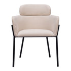 Zuo - Bremor Chaise de salle à manger - Beige - Ensemble de 2-Tissu confortable et durable