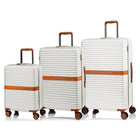 Champs - Vintage II Ensemble de Bagages 3 Pièces - Ivoire-Système d'expansion sur toutes les mallettes