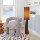 Zuo - Lampe sur pied Violet - Brun-Assemblage requis