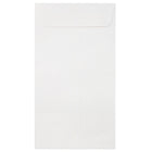 JAM Paper Enveloppes à ouverture au sommet et rabat droit gommé, 5 7/8 x 12 po, blanches, 1000 par paquet-Blanc