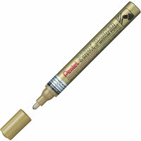Pentel - Marqueur de peinture - Pointe moyenne - Pointe ogive - Encre dorée-Séchage rapide