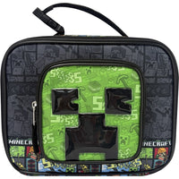 Bioworld - Sac-repas avec poche avant - Minecraft-Sous licence officielle : Ce produit Spider-Man est 100 % authentique, ce qui en fait le cadeau idéal pour les fans et les collectionneurs !