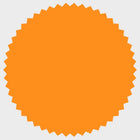 JAM Paper - Rouleaux d'étiquettes standard - Burst - joint de 1 -875 pouce - orange fluo - 125 étiquettes/rouleau-Taille : Burst (1,875 pouces) | Les étiquettes imprimables sont faciles à créer et à personnaliser.
