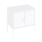 Manhattan Comfort - Ava 23,6 po Buffet d’Appoint Moderne - Blanc-15,7 po L x 23,6 po l x 24 po H