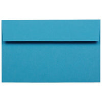 JAM Paper - Enveloppes d'invitation colorées A10 - 6 x 9,5 - bleu recyclé - Paquet de 50-Ces enveloppes sont parfaites pour envoyer des invitations, des cartes de voeux, des RSVP, des cartes de remerciement, des cadeaux d'anniversaire, des remises de diplômes, des vacances et plus encore
