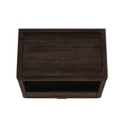 Manhattan Comfort - Table de nuit moderne Evelyn 32" à 1 tiroir - Marron-Garantie limitée du fabricant de 30 jours