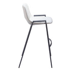 Zuo - Desi Tabouret de bar - Blanc - Ensemble de 2-Garantie limitée de 3 ans