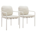 Zuo - Aite Chaise de salle à manger - Beige - Ensemble de 2-Assemblage requis