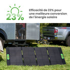 Yoshino - Panneau solaire portable monocristallin pliable 200W SP200-VIVRE VERT – Fonctionne mieux avec les centrales électriques portables à semi-conducteurs Yoshino fournissant une énergie propre et naturelle en exploitant l'énergie du soleil. Ces unités sont parfaites pour une utilisation lors d'aventures en plein air ou hors réseau - laissant derrière elles les générateurs de gaz bruyants au profit d'options silencieuses et respectueuses de l'environnement.