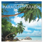 Mead - Calendrier décoratif Paradis 2027, 12 po x 12 po, bilingue-Présente des scènes inspirées du paradis idéales pour créer une ambiance apaisante
