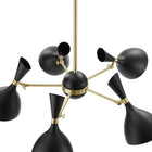 Modway - Declare 5-Bras léger de 6" Pendentif - Noir-Dimmable (interrupteur non inclus)