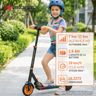 Gyrocopters - Trottinette électrique pour enfants Flash KidZ - Vitesse 19 km/h - Autonomie 11 km - Éclairage LED - Orange-Dispose de lumières LED éclatantes avec cinq couleurs au choix pour rendre chaque trajet unique et visible