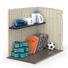 Suncast - Trousse d'étagère horizontale large pour remise Suncast-Dimensions extérieures : 50 po L x 10,25 po P x 1,25 po H.