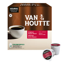 Van Houtte - Capsules K-Cup de café Mélange de la maison torréfaction moyenne - paquet de 48-Goût : ce mélange offre un juste accord entre la vivacité du café de torréfaction légère et les notes généreusement boisées du café de torréfaction foncée.