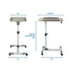 Mount-It! - Chariot roulant pour ordinateur portable à hauteur réglable-9