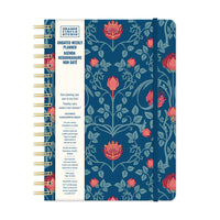 Orange Circle Studio - Agenda à trois onglets non daté - Garden Renaissance - 9.67" x 7.48" - Couleur assortie - Anglais-Les pages hebdomadaires et mensuelles non datées vous permettent de commencer à planifier quand vous le souhaitez, à tout moment de l’année
