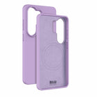 Blu Element - ÉtuiSilicone MagSafe pour Samsung Galaxy S26 Ultra, Lavande-Doublure protectrice en microfibre