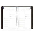Blueline - Agenda Scolaire Quotidien/Mensuel D’Août À Juillet Couverture Souple - 8 po H x 5 po l - Noir - Anglais-Jours fériés