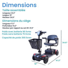 Journey - Adventure Scooter électrique - bleu-Se remonte rapidement sans outils ni câblage pour plus de commodité