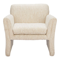 Zuo - Dobra Fauteuil d’appoint - Beige avoine-Soutien confortable des accoudoirs