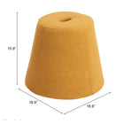 Zuo - Upela Pouf - Jaune-6