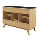 Modway - Soma 48" Vanité de salle de bain à un seul lavabo - Noir de chêne-8