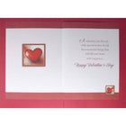 Rosedale - Cartes De souhaits De La Saint-Valentin Rosedale 5-1/2 po x 8 po / Enveloppes - Paquet de 12 - Coeur Rouge-Imprimées sur un papier de qualité non couché