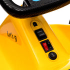Qaba - Kart à pédales électrique pour enfants 6V 7AH - jaune-Couleur : Jaune 