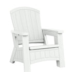 Suncast - Chaise Adirondack avec rangement - Cube de glace-Capacité de poids de 375 lb.