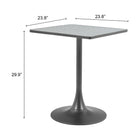 Zuo - Spot Table bistrot - Gris/Noir-6