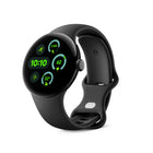 Google - Pixel Watch 3 - 45 mm - Bluetooth/Wi-Fi - Boîtier noir mat - Bracelet noir volcanique-L'écran de 45 mm de la Pixel Watch 3, 40 % plus grand qu'avant, affiche plus d'informations, faciles à consulter lors d'activités physiques, sur Maps et plus encore