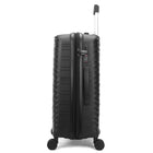 TUCCI - Bagage d'enregistrement à coque rigide Lussore 24 po - Noirs-Texture anti-rayures – Préserve son apparence grâce au déplacement. Une finition texturée qui résiste aux éraflures et conserve son aspect lisse de voyage après trip