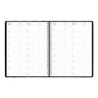 Blueline - 2027 agenda hebdomadaire – 10 3/4 po x 8 1/2 po – noir – bilingue-Section pour numéros de téléphone et adresses