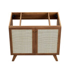 Modway - Soma 36" Armoire de toilette de salle de bain (lavabo non inclus) - Noyer-Bassin d’évier et installations non inclus