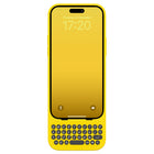 Clicks - Étui clavier pour iPhone 15 Pro – BumbleBee-Tapez avec vitesse et précision sur un clavier conçu pour la sensation et la performance.