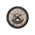Monarch Specialties - Horloge - 20 po Rond - Horloge Murale - Brun Antique - Transitionnel-Une horloge murale ronde de 20 pouces en marron antique avec un arrière-plan vintage, imprimé aviateur, ajoute une touche sophistiquée et nostalgique à votre décoration intérieure