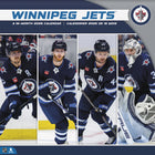 DateWorks - 2026 Calendrier Mural 16 Mois - 12 po x 12 po - Jets de Winnipeg - Bilingue -12,00" x 12,00"